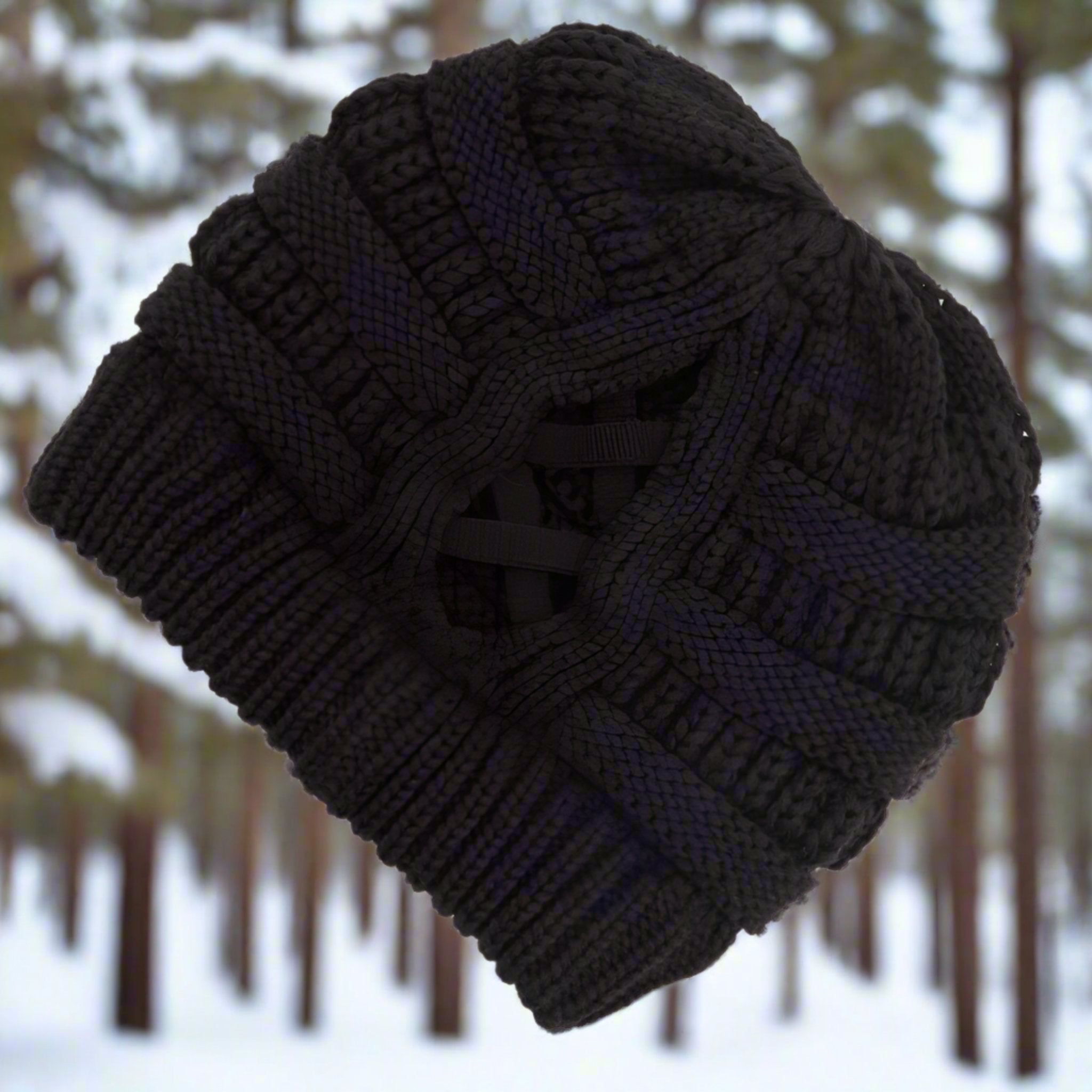 C.C  Criss Cross Ponytail Beanie