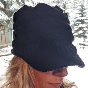 Beanie with flowers