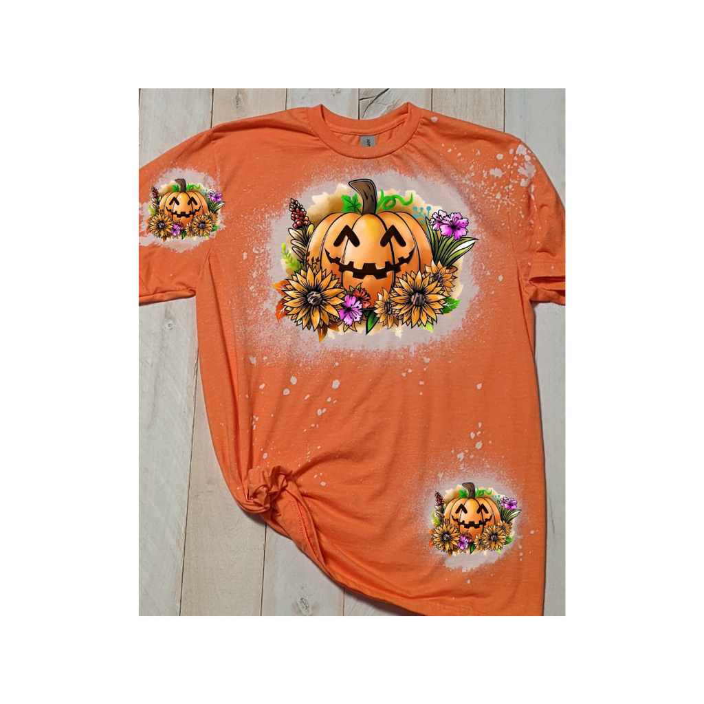 Pumpkin and Sunflowers T- Shirt